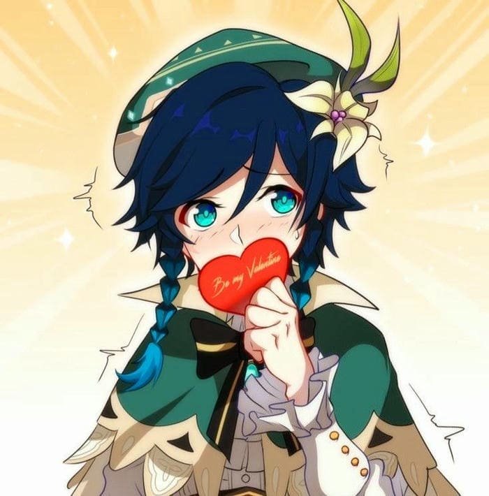 Chibi Venti genshin impact đáng yêu