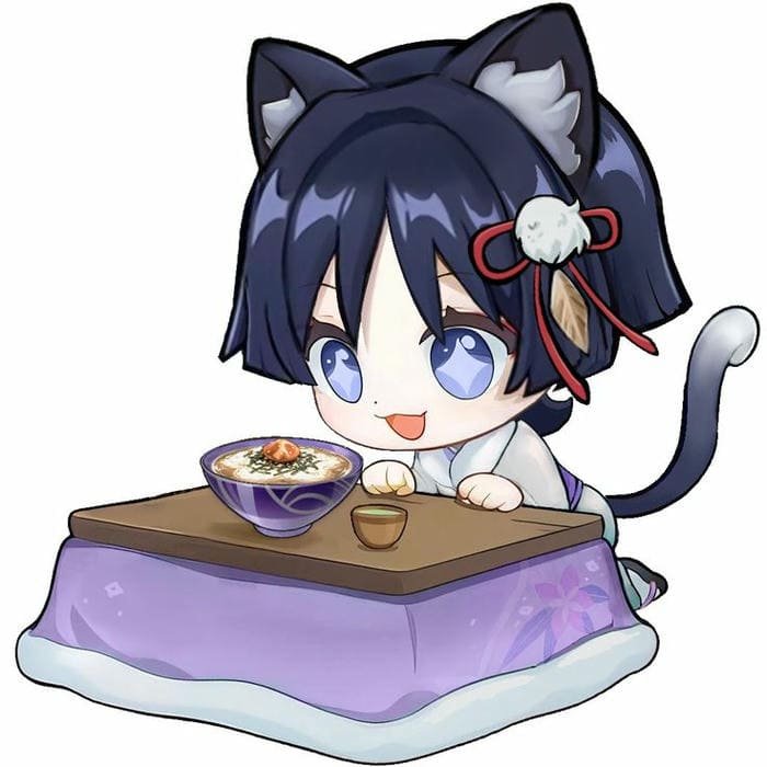 Chibi Wanderer ham ăn siêu đáng yêu