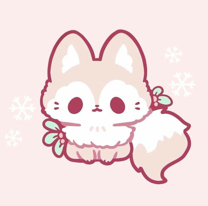 Chibi cáo nhỏ đáng yêu