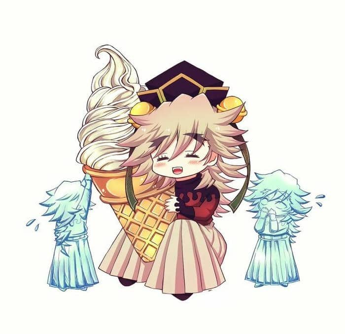 Douma chibi siêu đáng yêu