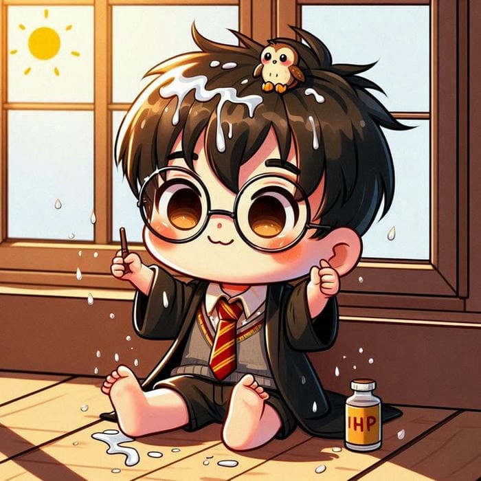 Harry Potter chibi siêu dễ thương