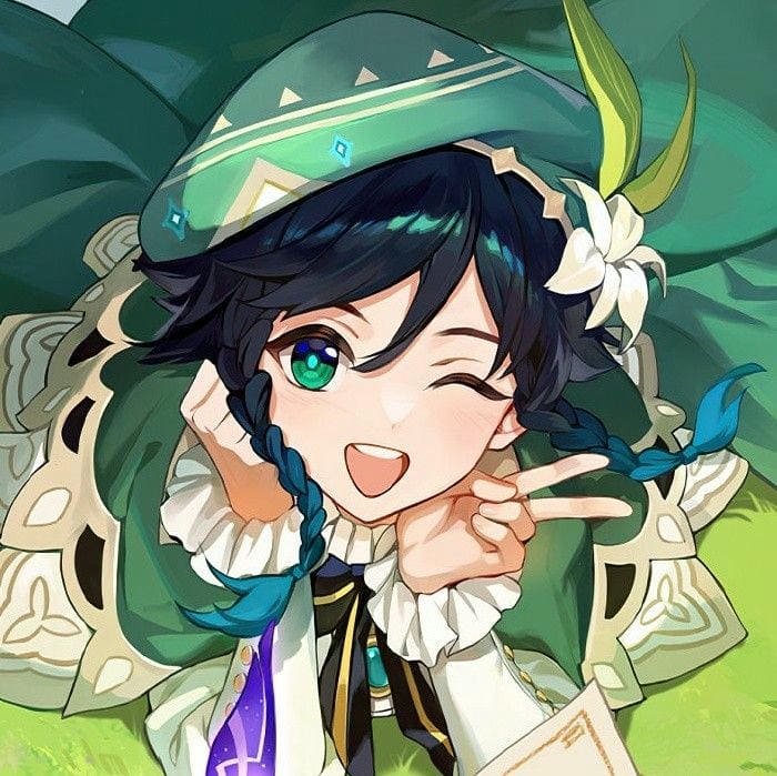 Hình ảnh Venti chibi dễ thương