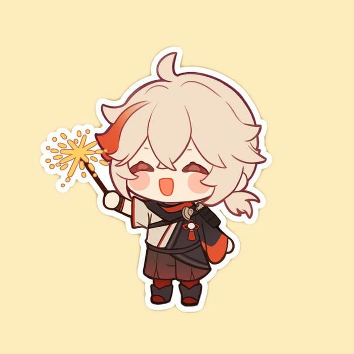 Hình ảnh chibi Kazuha đáng yêu