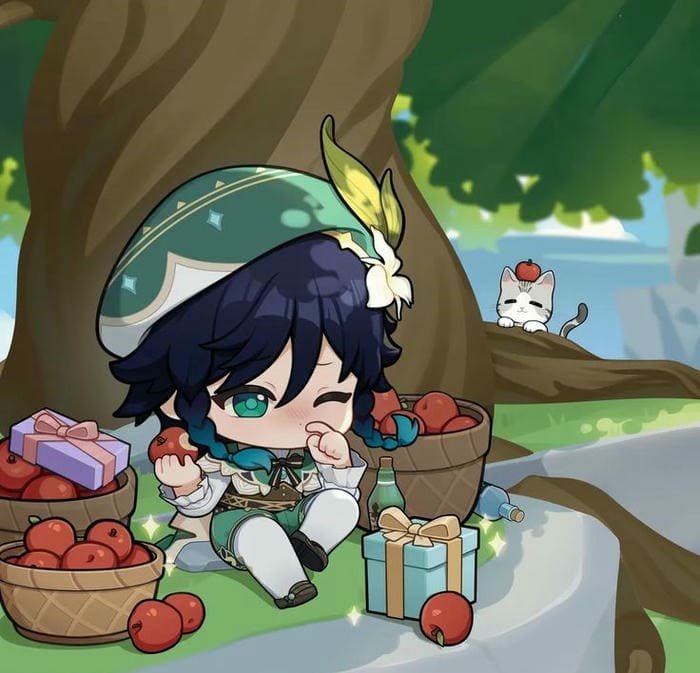 Hình ảnh chibi Venti genshin impact