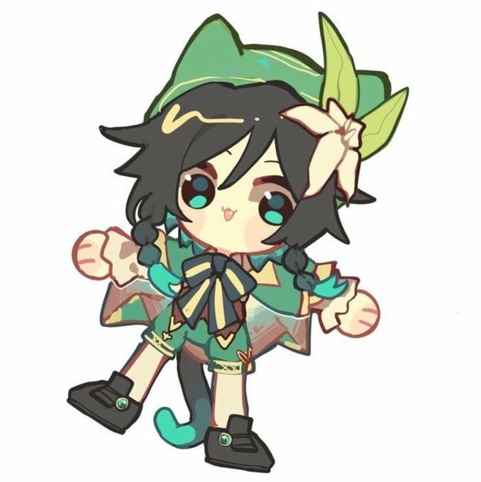 Hình ảnh chibi Venti