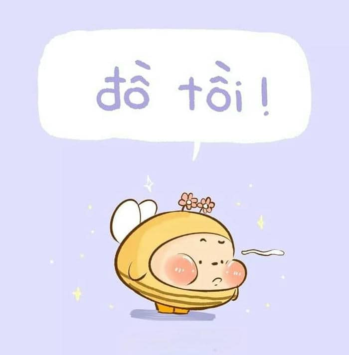 Hình ảnh meme dỗi cute