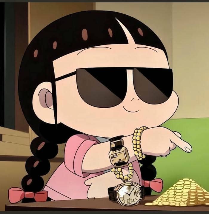 Hình meme anime cười nhếch mép