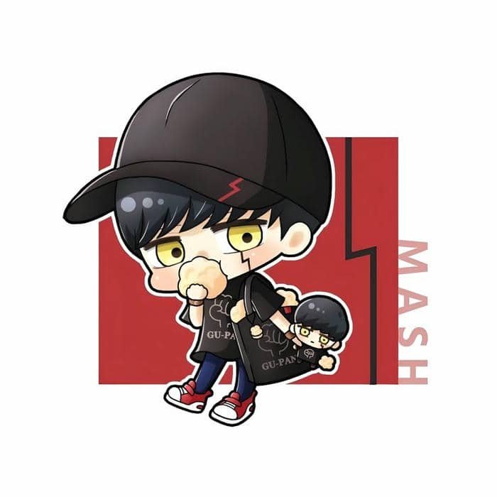 Hình vẽ Mashle chibi cute đáng yêu