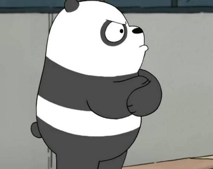 Meme gấu trúc tức giận