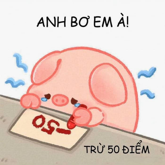 Meme giận dỗi cute