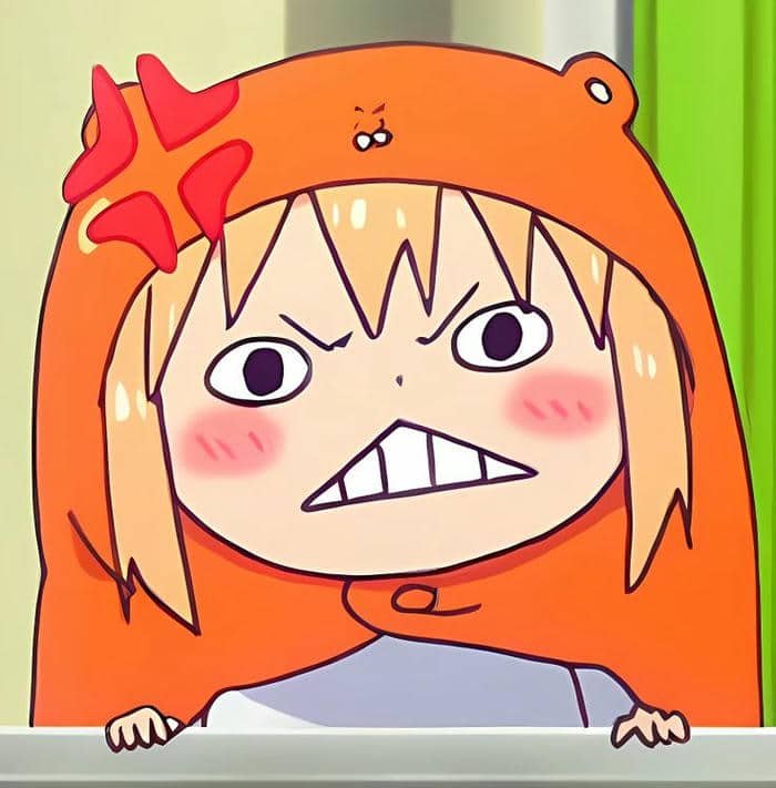 Meme tức giận cute