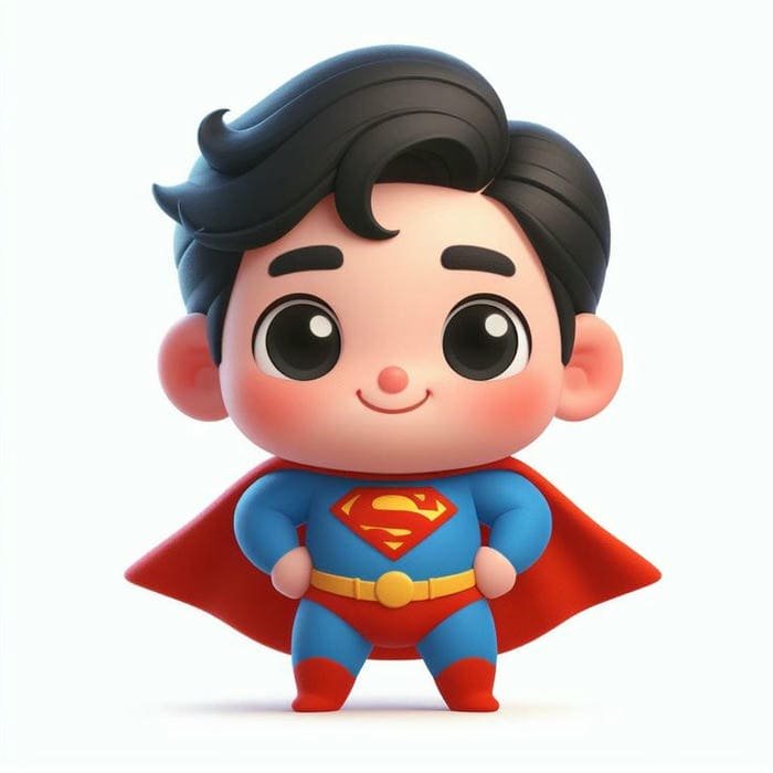 Superman baby chibi siêu đáng yêu