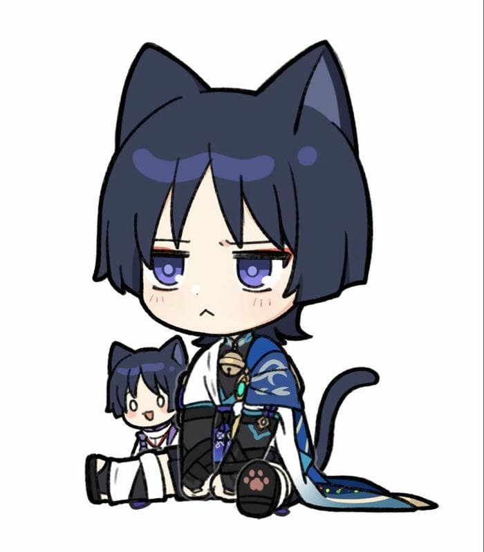 Wanderer chibi mèo nhỏ siêu đáng yêu