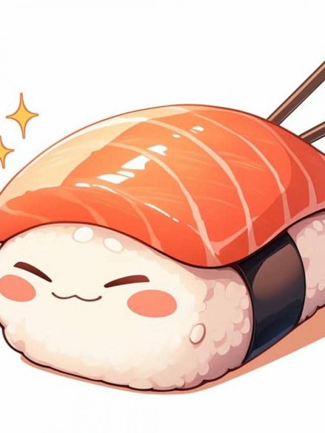 Hình ảnh chibi sushi cute đáng yêu