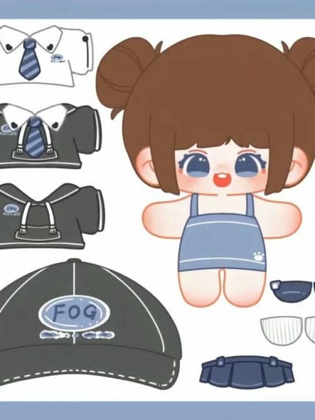 Paper doll chibi cute