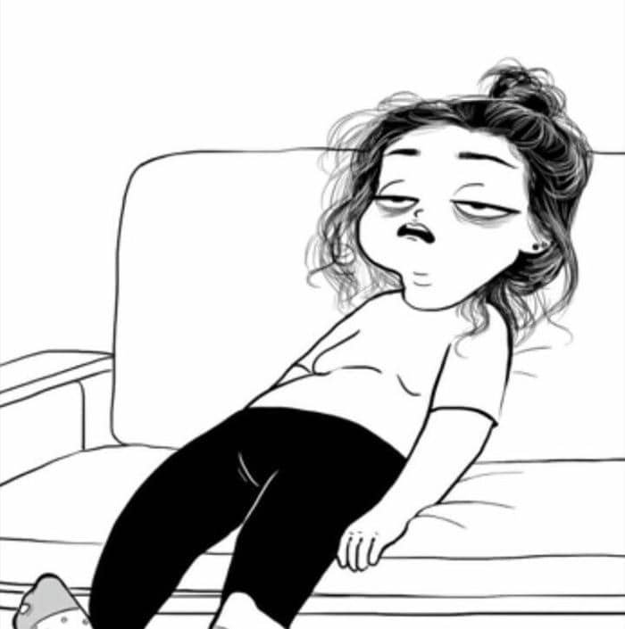 Bất lực meme mệt mỏi