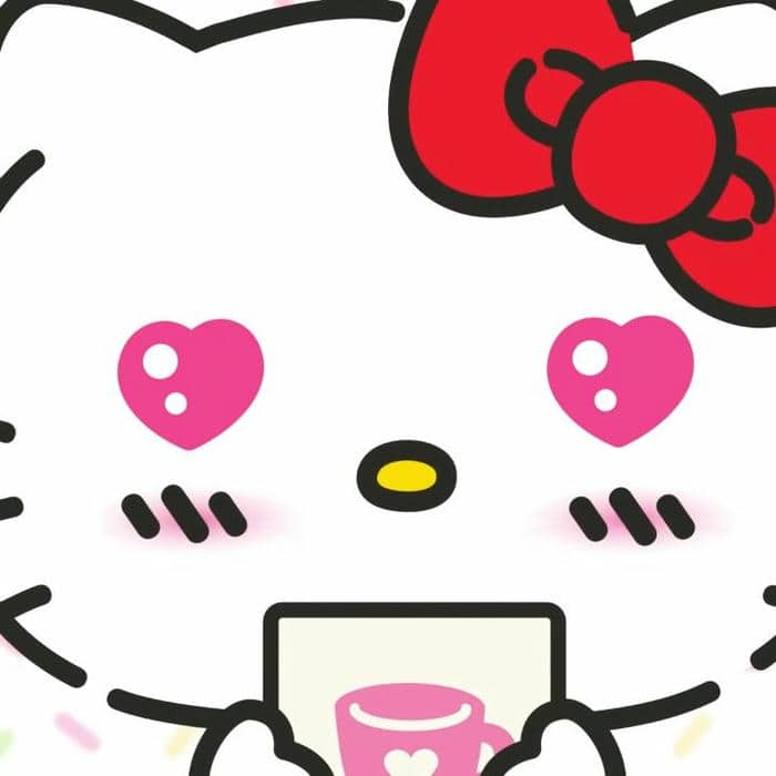 Hello Kitty meme dễ thương