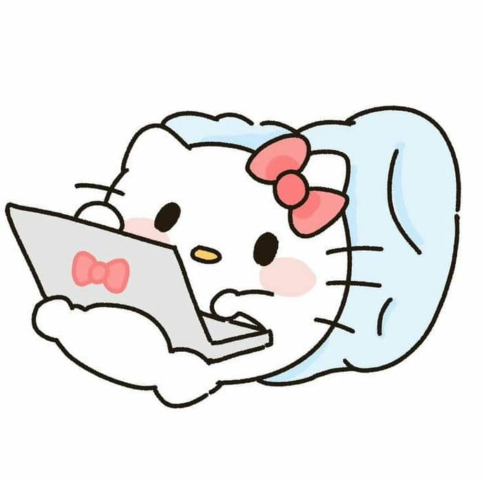 Hình ảnh Hello Kitty meme cute