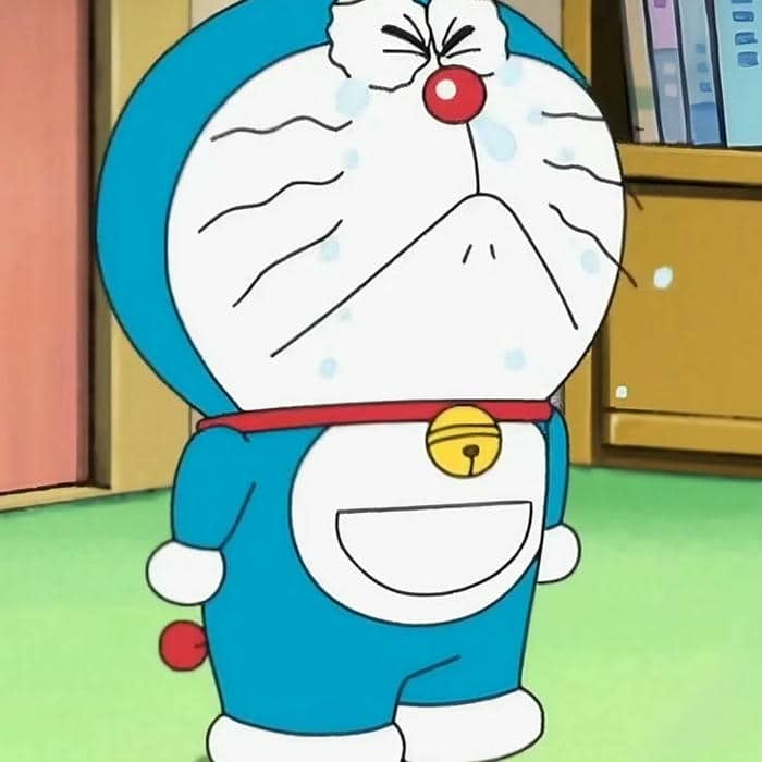 Hình meme Doraemon khóc