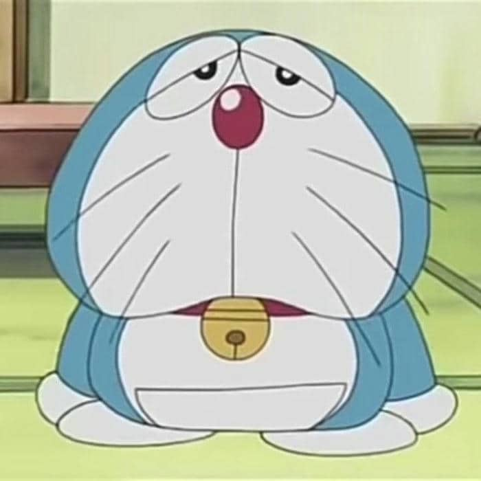 Meme Doraemon mệt mỏi