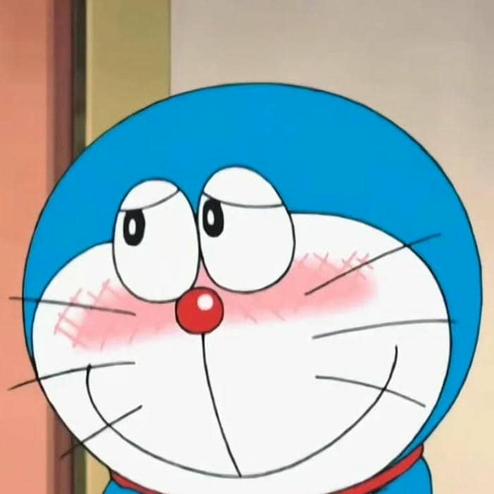 Meme Doraemon ngại đỏ mặt