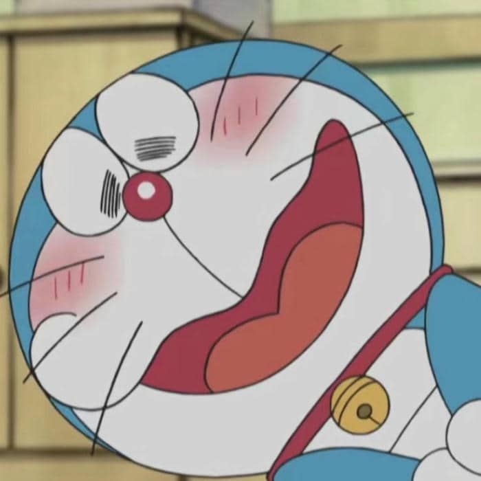 Meme Doraemon ngại