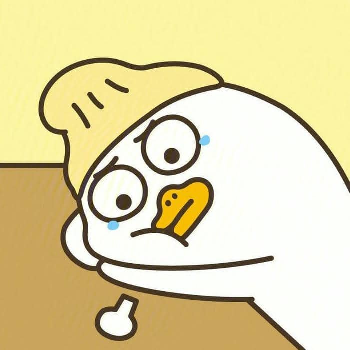 Meme hình ảnh con vịt mệt mour