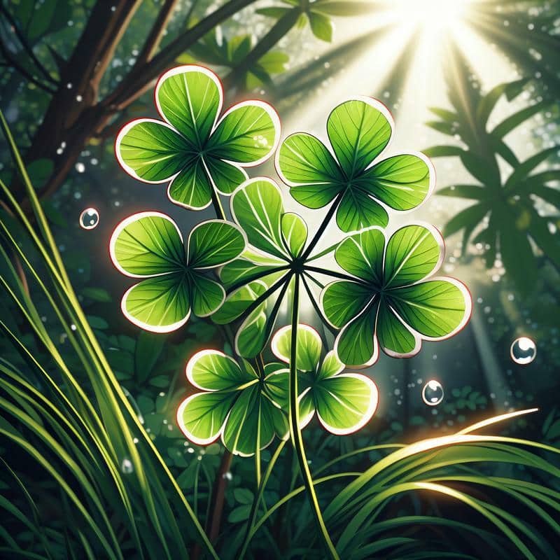 avatar cỏ 4 lá may mắn