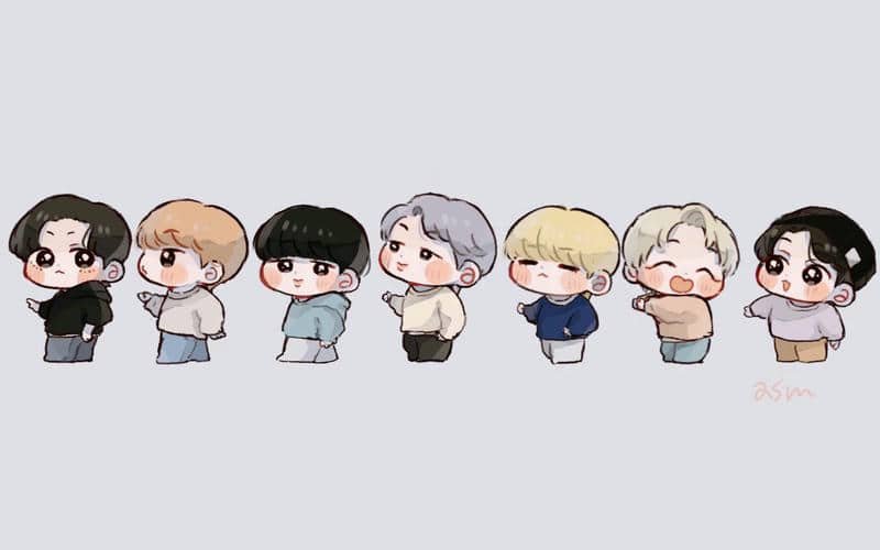 bts chibi cute
