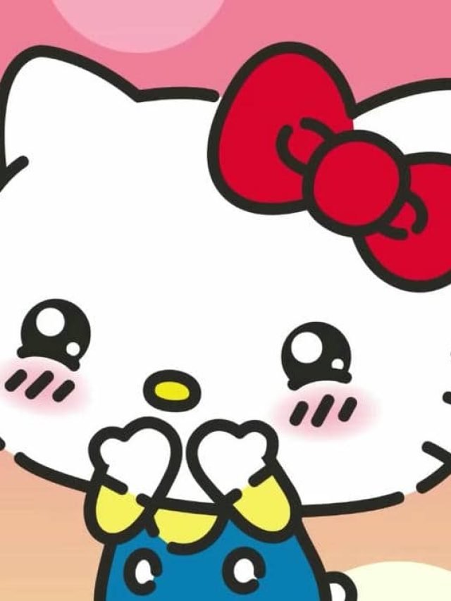 Hình Hello Kitty meme đáng yêu