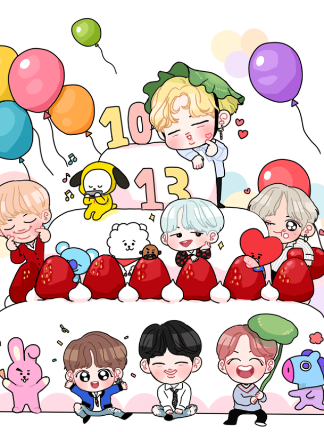 cute chibi bts