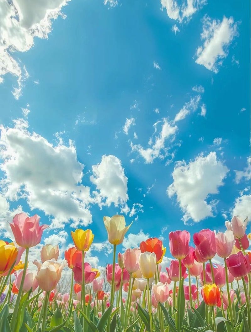 hình ảnh hoa tulip chill