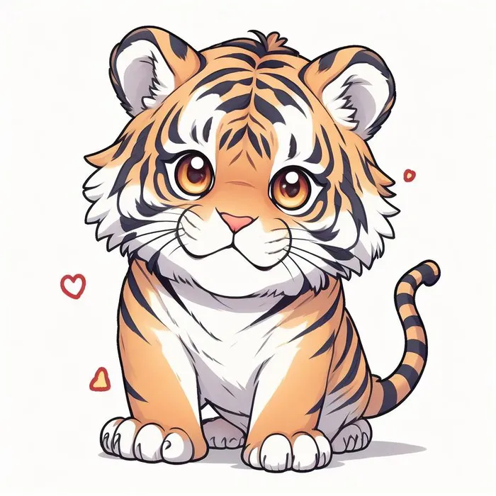 hổ chibi ngầu