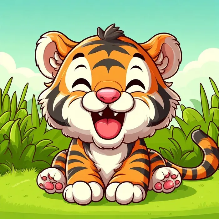 tiger hổ chibi cute