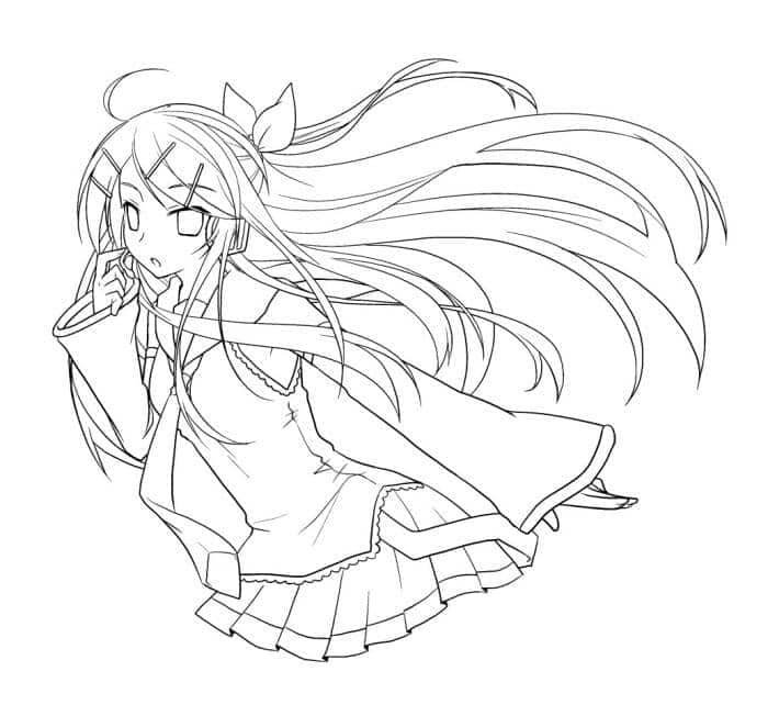 tranh tô anime