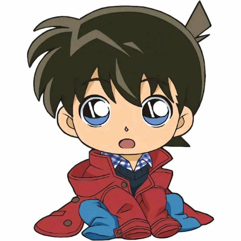 vẽ conan anime chibi