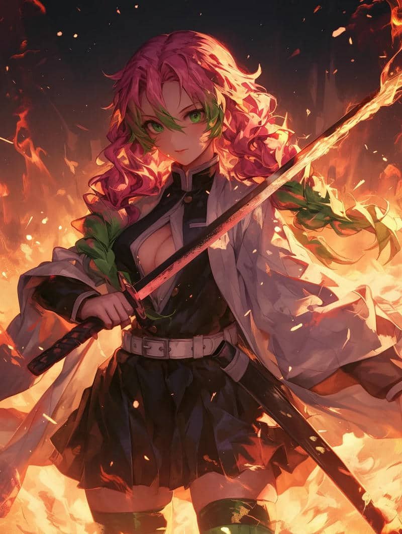 ảnh mitsuri kanroji fanart