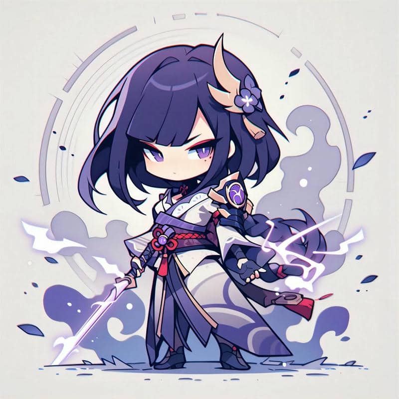 ảnh raiden shogun đẹp