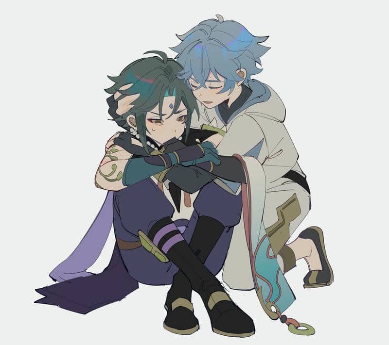 ảnh scaramouche chibi anime