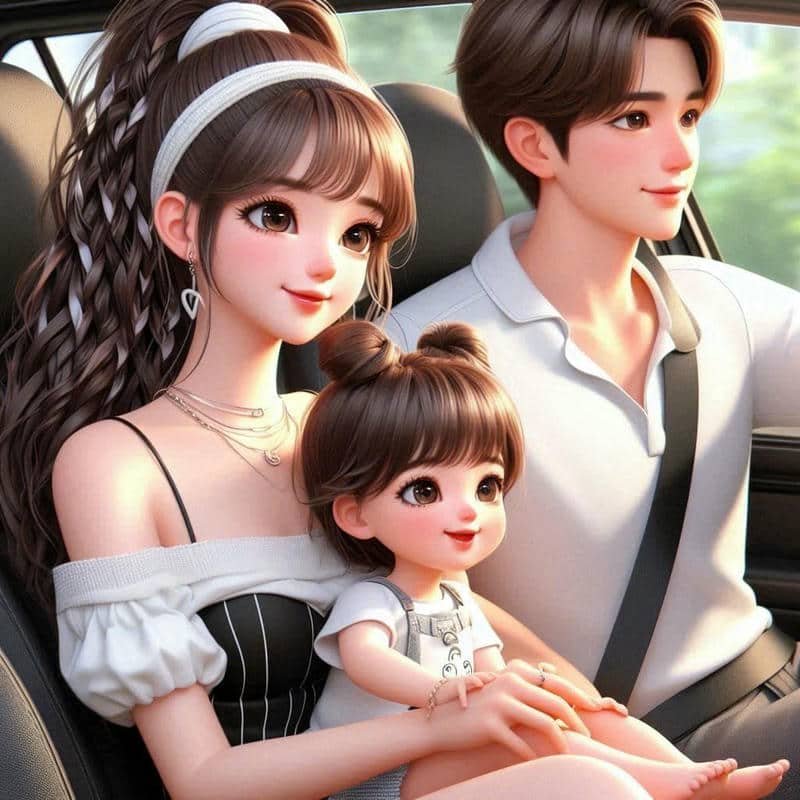 hình ảnh gia đình cute