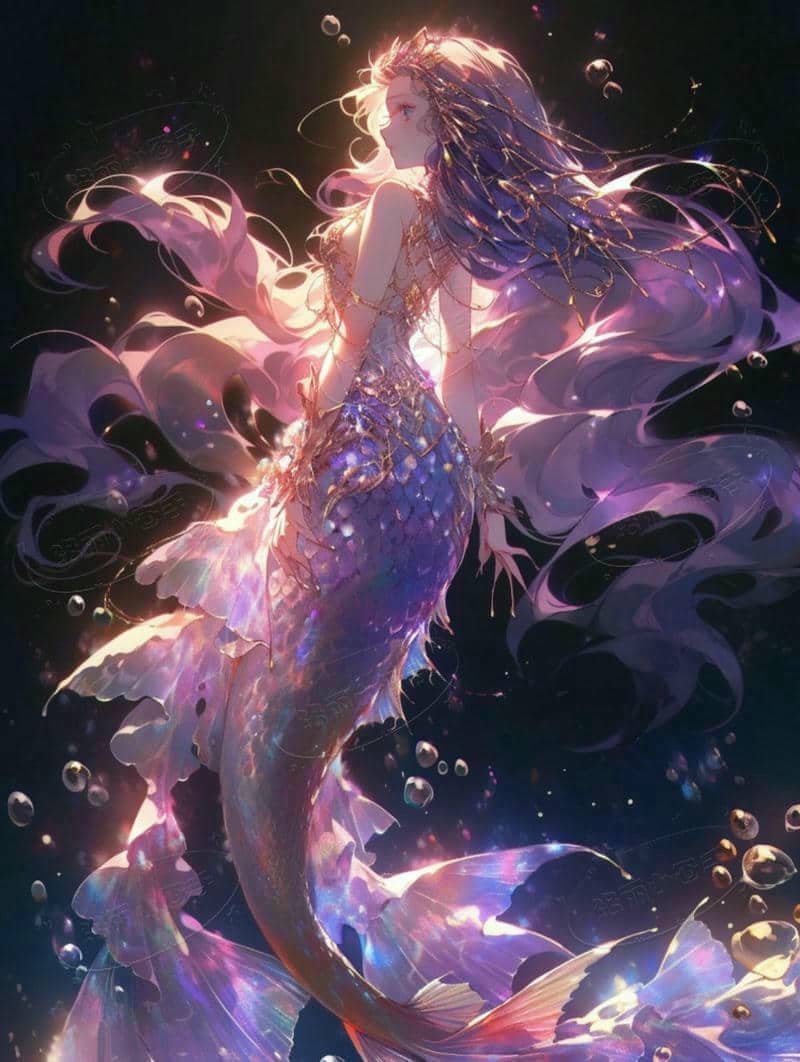 hình nền điện thoại nàng tiên cá anime