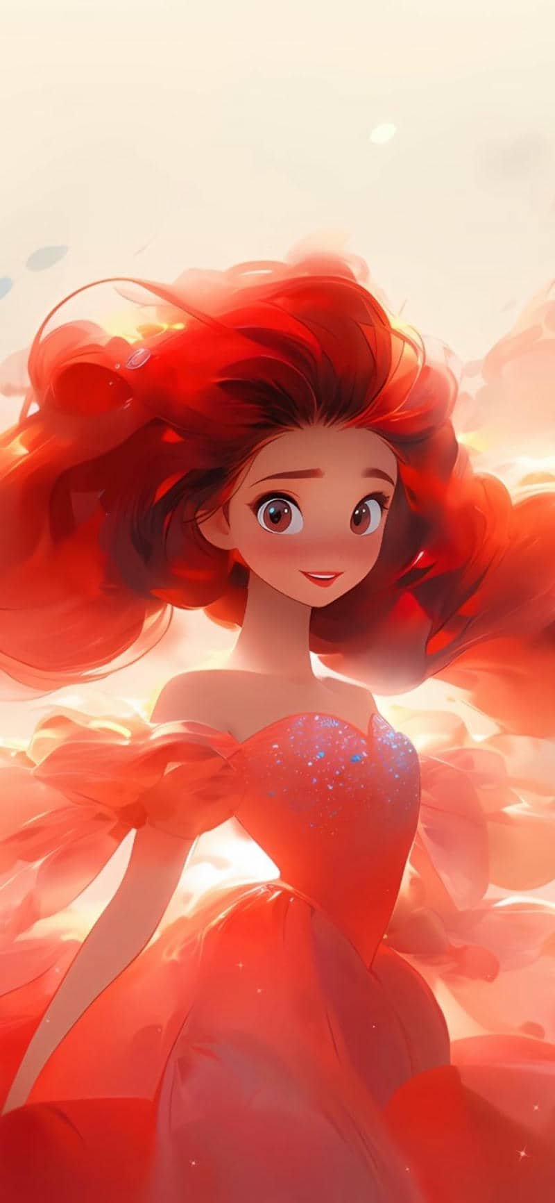 hình nền máy tính nàng tiên cá anime