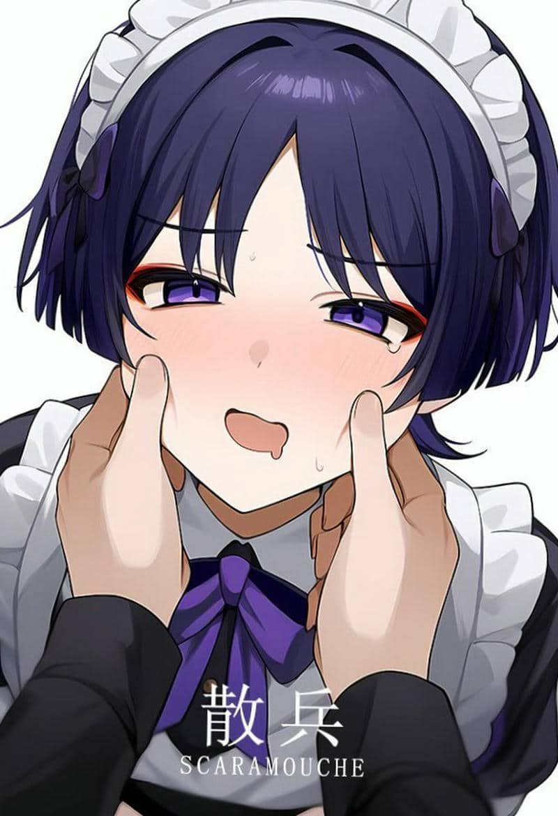 hình nền scaramouche cute chibi
