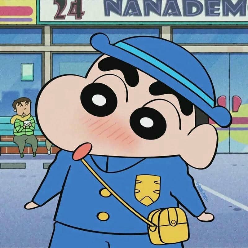 hình xăm shin cậu bé bút chì