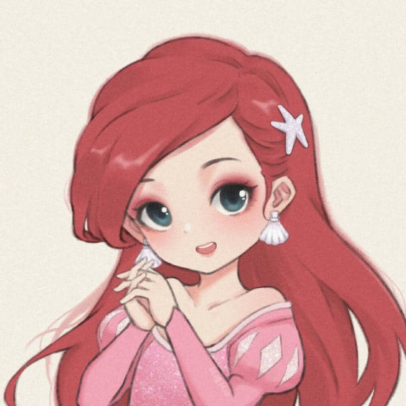 nền công chúa chibi dễ thương