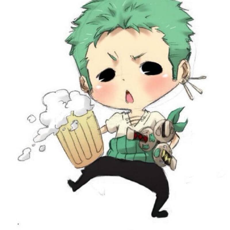 zoro hồi nhỏ cute