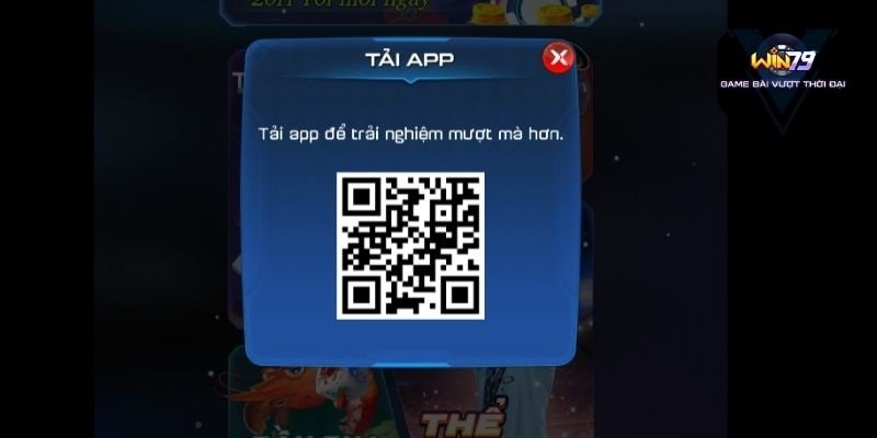 Quét mã tại link tải Win79 chính thức