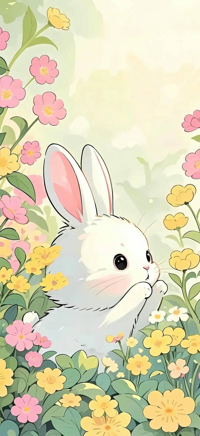 ảnh hình nền con thỏ cute