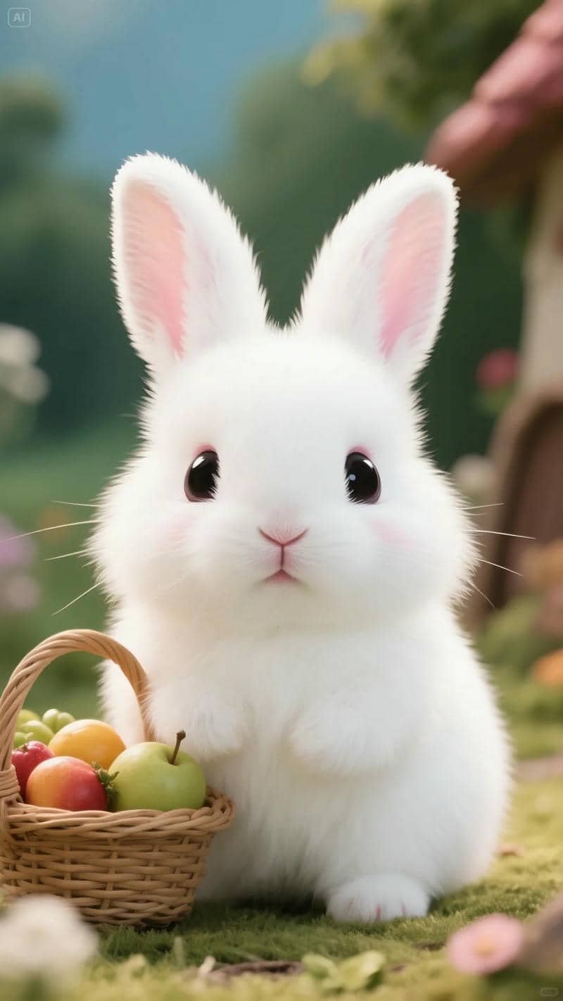 ảnh hình nền thỏ đáng yêu