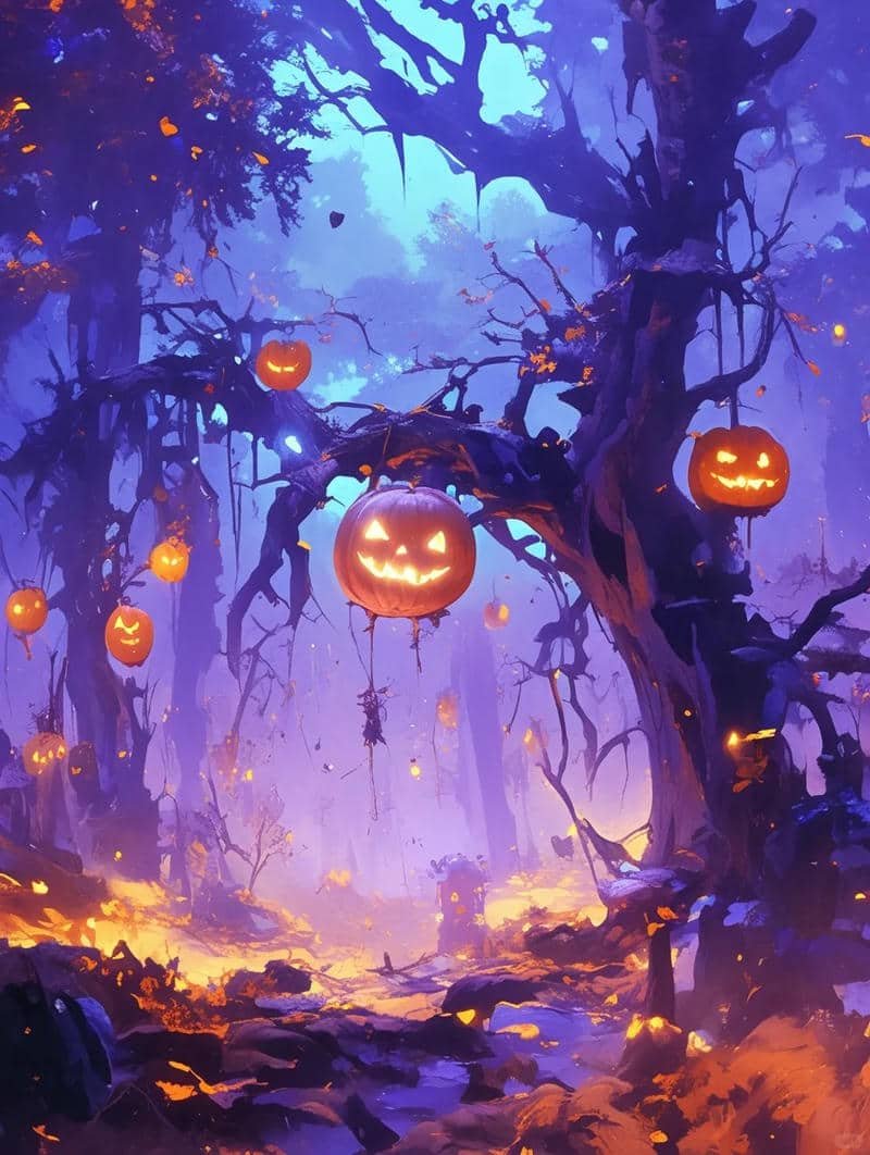 ảnh hình vẽ halloween đẹp
